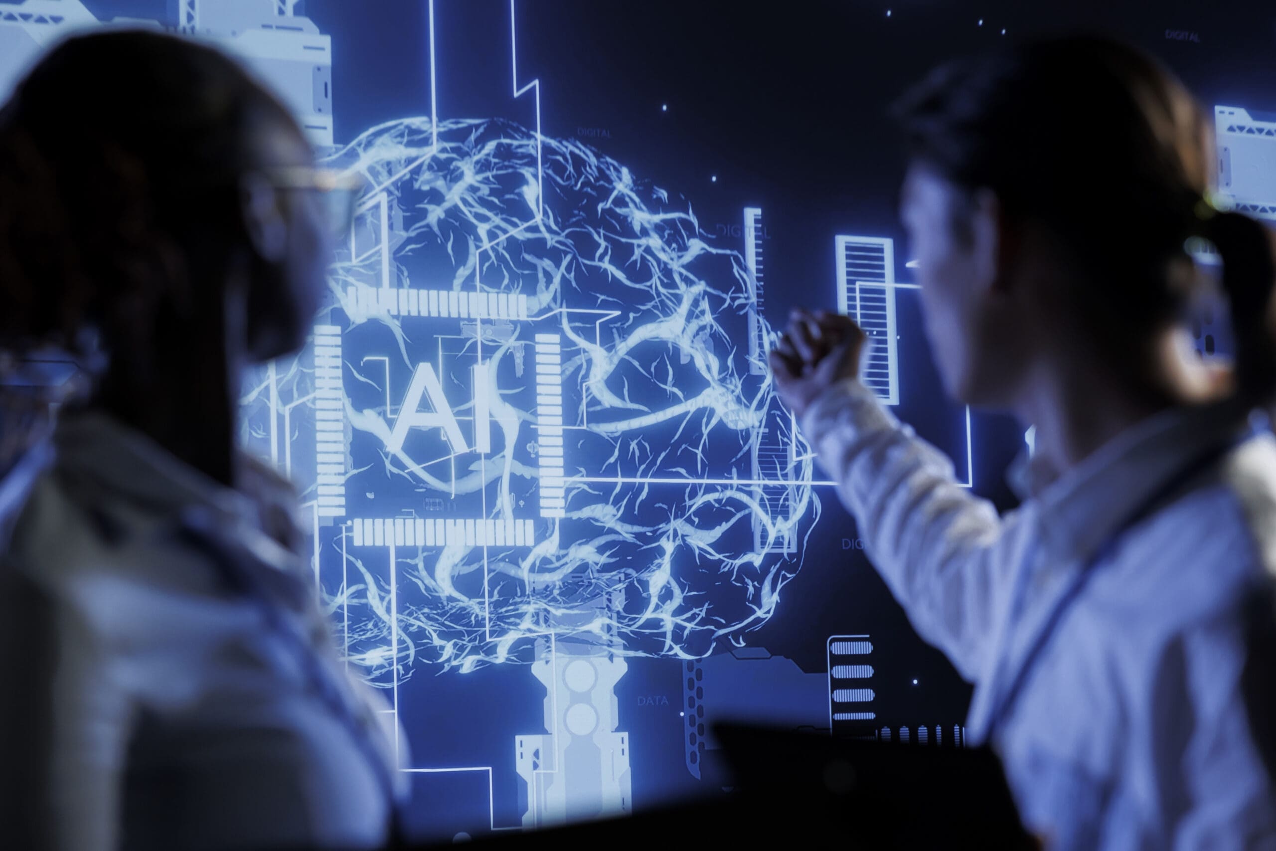 Home - Digital Marketing Agency 32 Engineers Brainstorming Ways To Use Ai