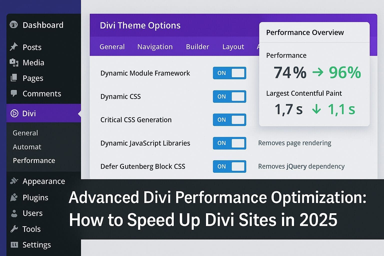 Advanced Divi Performance Optimization: How To Speed Up Divi Sites In 2025